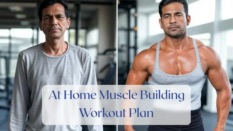 At Home Muscle Building Workout Plan - Weight Gain Featured Image