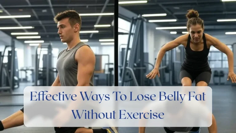 Effective Ways To Lose Belly Fat Without Exercise - Spot reduction Featured Image