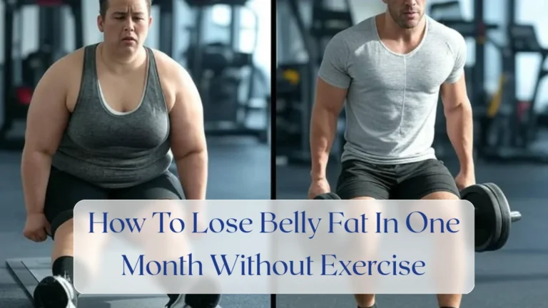 How To Lose Belly Fat In One Month Without Exercise - Spot reduction Featured Image