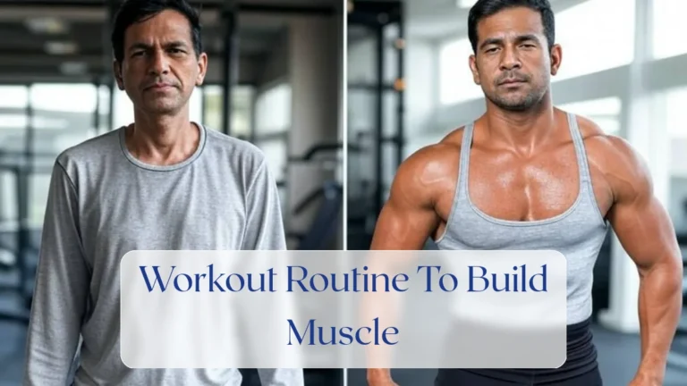 Workout Routine To Build Muscle - Weight Gain Featured Image