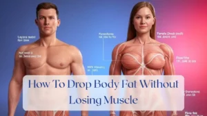 How To Drop Body Fat Without Losing Muscle - Body composition Featured Image