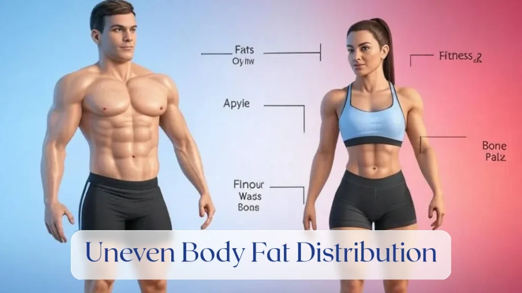 Uneven Body Fat Distribution - Body composition Featured Image